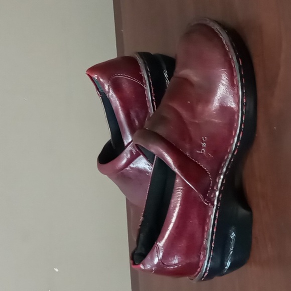 b.o.c. Shoes - B.O.C Dark Red Mule Shoes Size 7.5